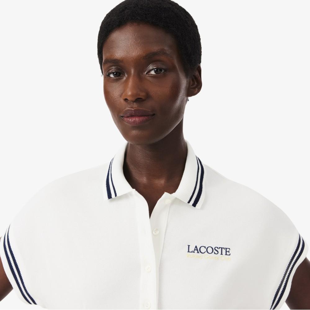 [lacoste] Women's Roland Garros Tennis Pique Dress EF0584-56G70V