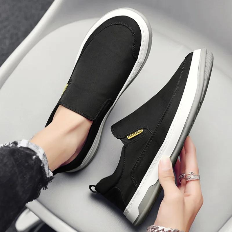 Men's Shoes Ice Silk Breathable Sneakers New Casual Shoes for Men Comfort Walking Flats Canvas Slip On Loafers Zapatillas Hombre