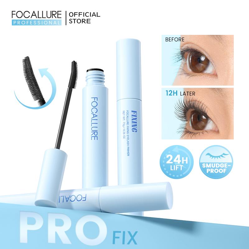 

FOCALLURE Водостойкая черная тушь для ресниц с защитой от пота, долговечная наращивание ресниц, подкручивание ресниц, усилитель макияжа, косметика с кисточкой