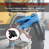 Car Brake Oil Pipe Plug, 4PCS Vehicle Automatic Fluid Line Stop Clamp Set, Prevent Oil Spills Automotive Brake Tubing Nozzle Hose Clamp Tool,