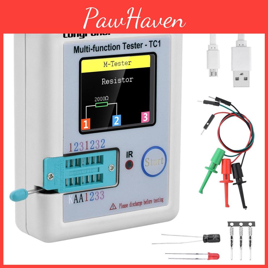 Triode Diode Transistor Tester Capacitance Resistor Lcr Meter Pnp Npn Mos