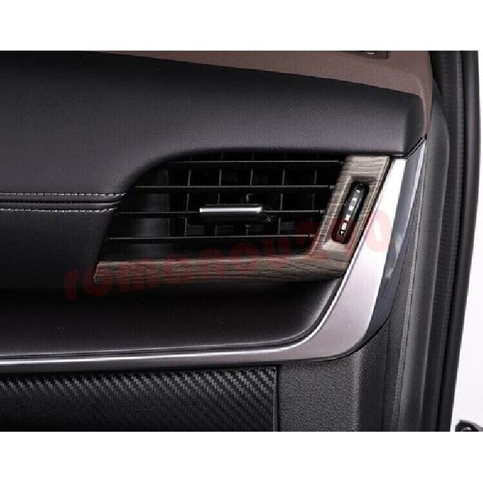 For Nissan Rogue - Wood Grain Look Center Console Air Outlet Cover Trim