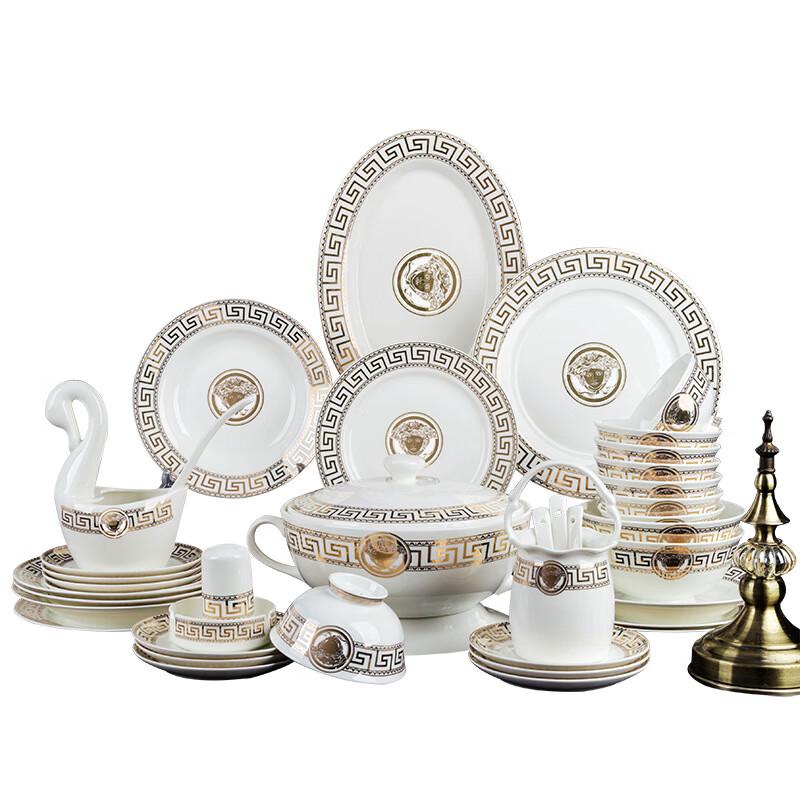 LISM Jingdezhen Light Luxury Ceramic Dinnerware Set