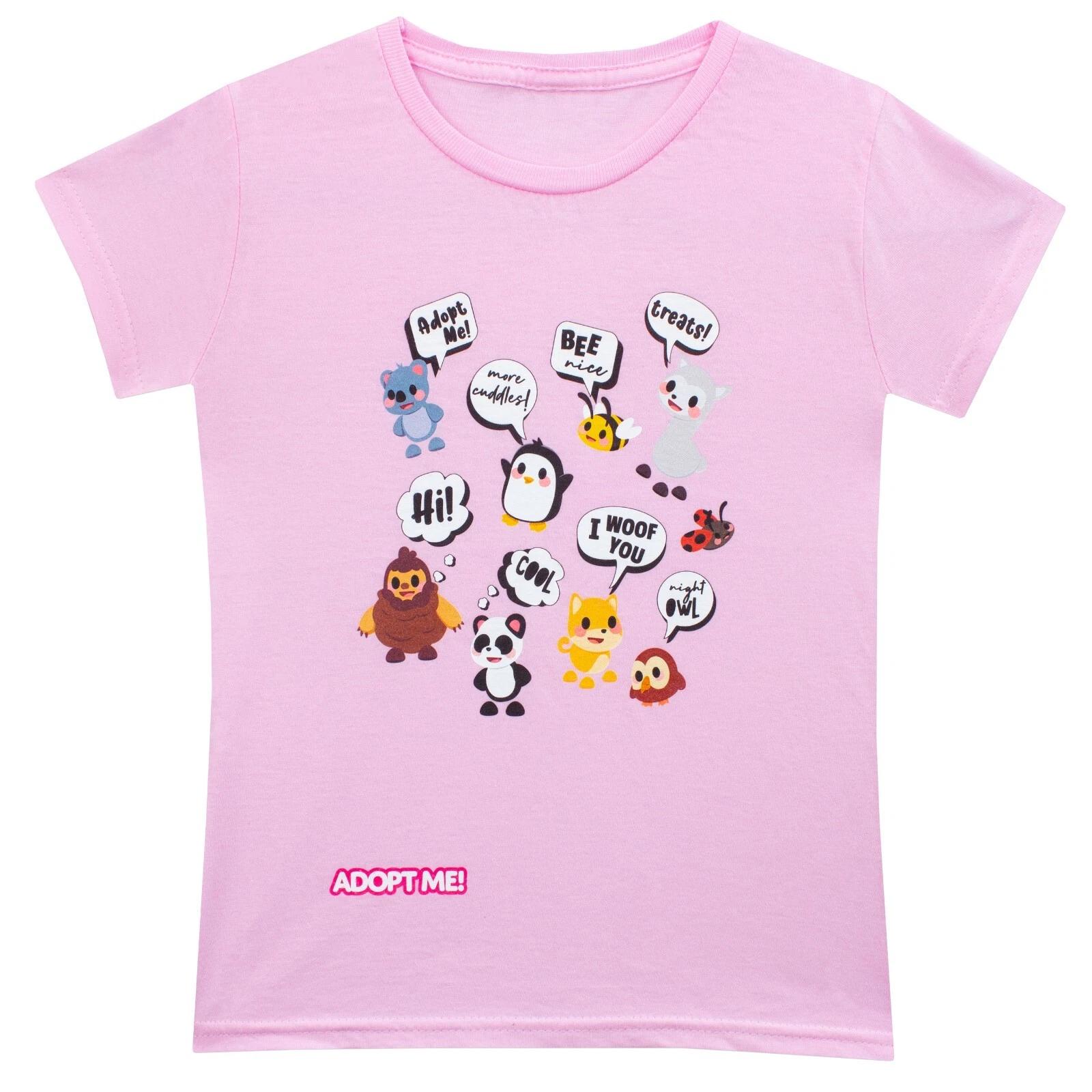 

Adopt Me! Girls T-Shirt | Gaming T Shirt | Girls Clothes | Pink Tshirt 120
