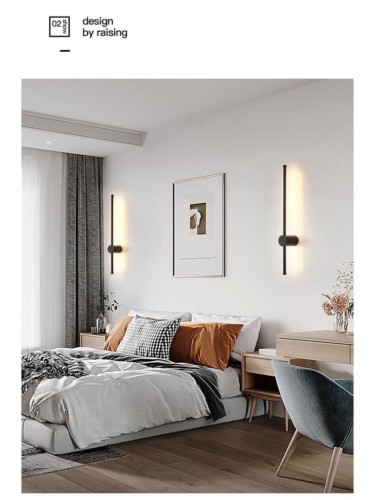 Creative Minimalist LED Wall Light for Hallway, Bedroom, Living Room, Study, and Staircase
