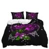 Bed Three-Piece Rose Love Kit Valentine'S Day Wedding Quilt Cover Two-Piece Bedroom