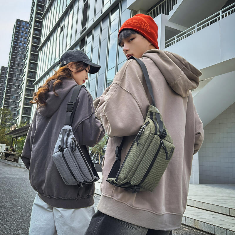 Studentská náprsní taška Pánská ledvinka Dámská crossbody taška