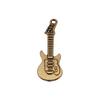 Musical Charms Multi Color Alloy Guitar Pendants For Music Themed Jewelry Making
