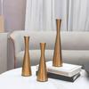 Modern Candle Stands 3 Piece Decorative Taper Candlestick Metal Candleholders For Table Centerpieces Or Patios Decors