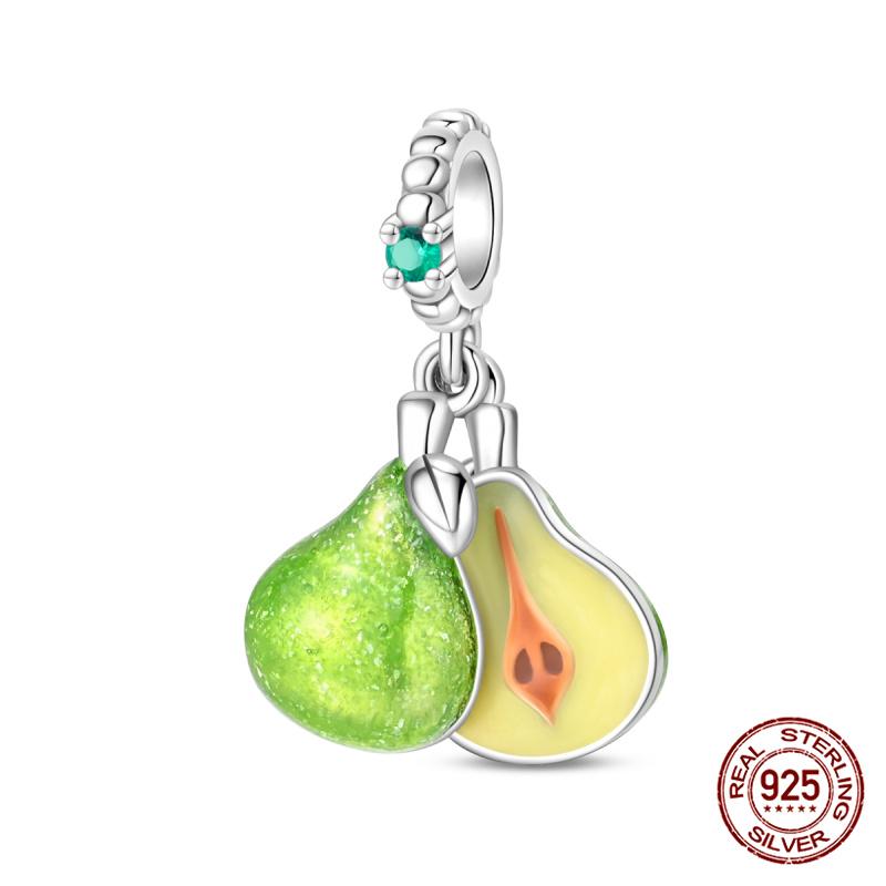 New 100% Copper Summer Coconut Beach Travel Ai Robot Charms Fit Originalbracelet Diy Jewelry Making Women Gift