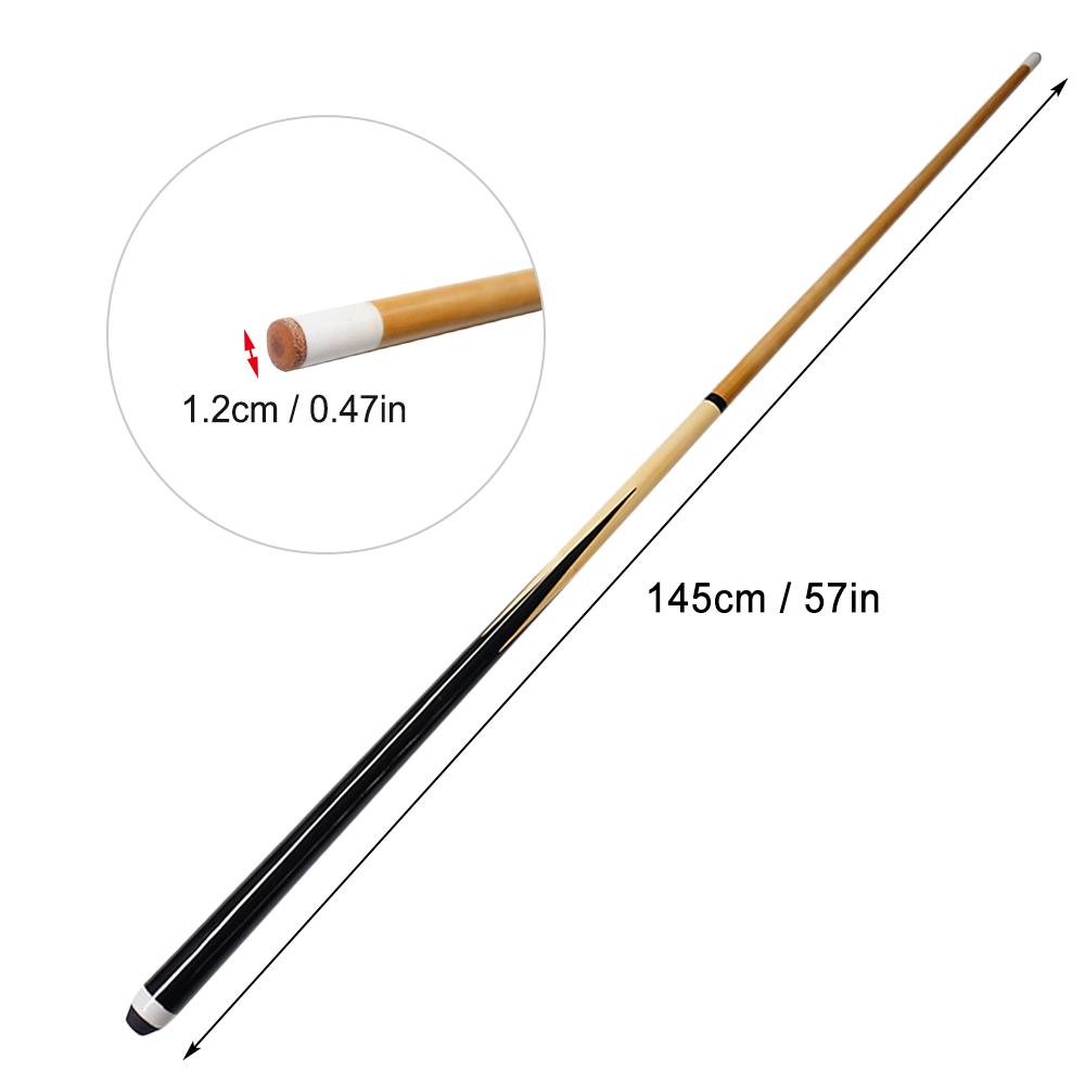 Billiards Cue Children"s/Adult"s Pool Stick Whitewood Rear Fork Design 1/2 Split Suitable for Home