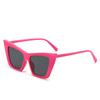 Trendy Versatile Sunglasses Designer Luxury Cat Eye Fashion Large Frame Sunglasses for Women Sunscreen UV Protection Sun Glasses