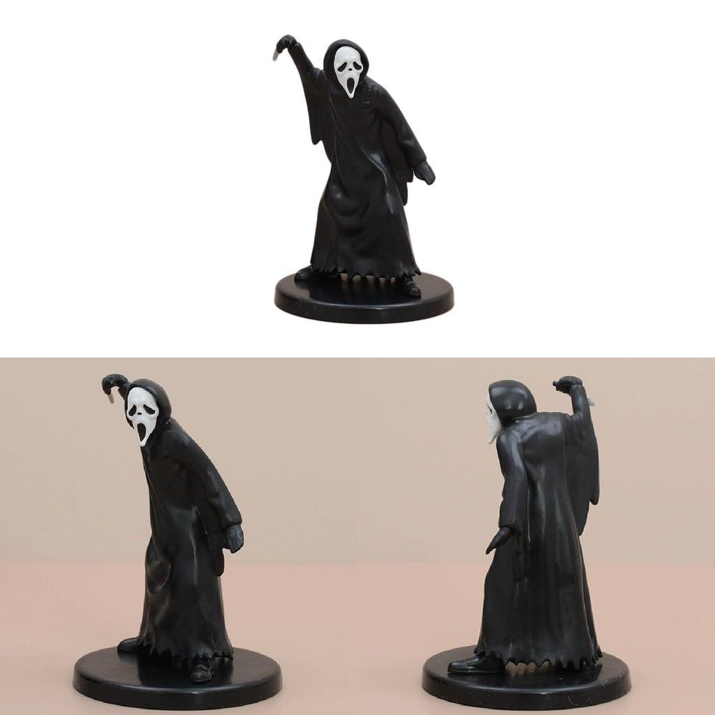 Scream Ghost Pvc Action Figures Model Toy Desktop Decoration Cartoon Gift Kids