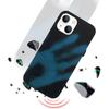 Omio Kompatibel mit iPhone 14 Farbwechselnde Schutzhülle, Thermosensorhülle Wärmesensor Induktion Fluoreszierend Temperaturmessung Kreativ