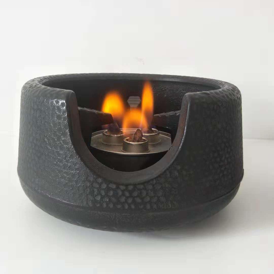 

Чайник из непокрытого литого чугуна ручной работы в японском стиле - Чайник Ирори для приготовления полезного чая на открытом воздухе