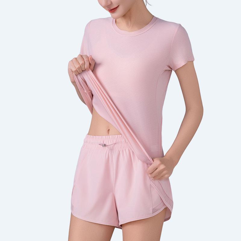 Women's Summer Quick-Dry Yoga and Gym Sportswear Set with Pockets