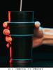 Peacock RB Gaming Tumbler with Vacuum Keeps Hot and Cold Sports and Carbonated Beverages Hot and Red and Black ATX-R55 Straw, 550ml, Insulated,