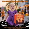 16PCS Halloween Trick or Treat Bags, Large Halloween Tote Gift Bags with Handles, Reusable Non-Woven Candy Bag for Gifts Wrapping, Party Supplies,