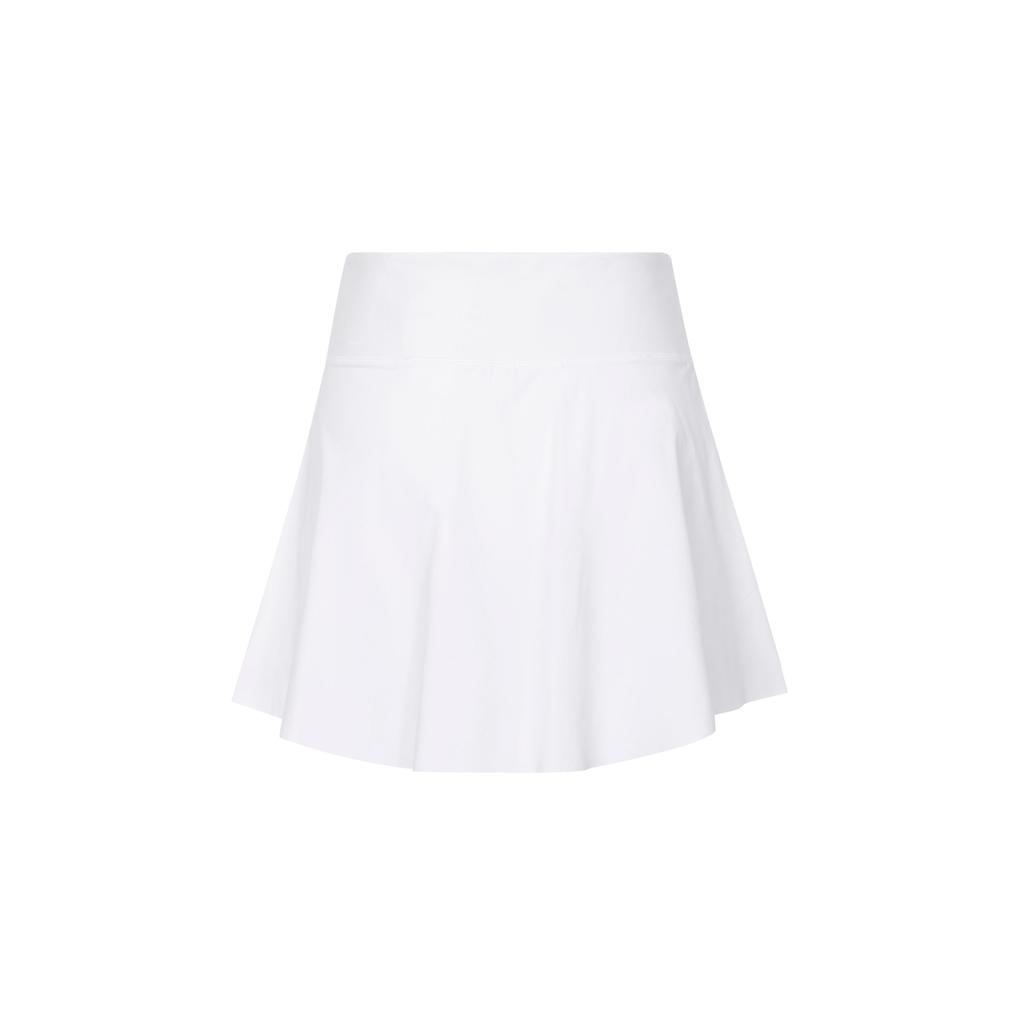 Nike Fusta de tenis cu sigla solidă, cu pantaloni scurți interior, fuste pentru femei, alb DX1422-100