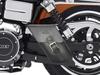 LONGRIDE Single Side Swingarm Bag for Harley Dyna CUS283 (Black Leather)
