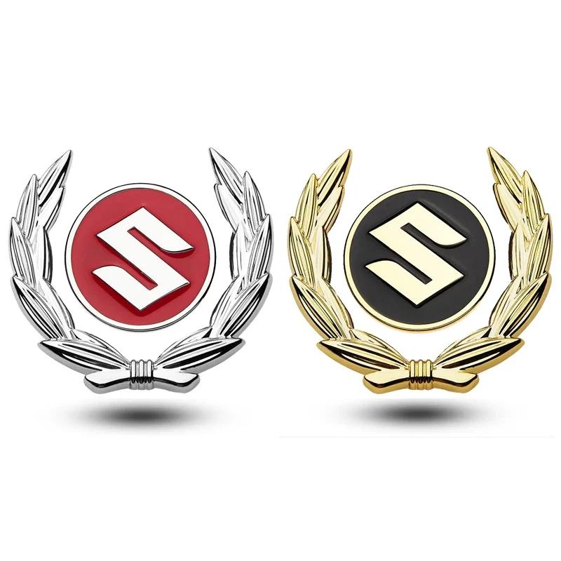 3D Sticker for Suzuki SX4 S Cross Swift Grand Vitara Jimny Samurai XL Alto Liana Ignis Emblem Car Side Rear Badge Decoration