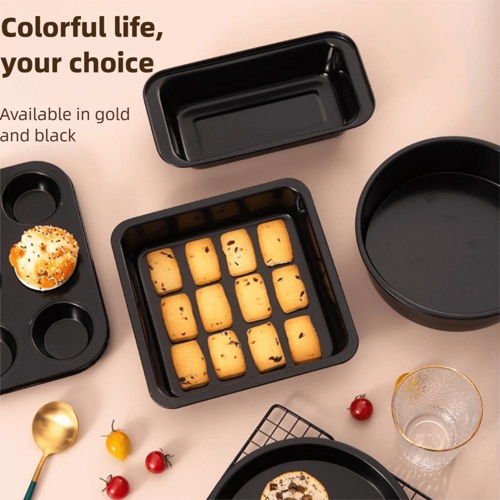 Heavy Duty Kitchen Baking Sheets with Round/Square Cake Pan Baking Supplies Professional Baking