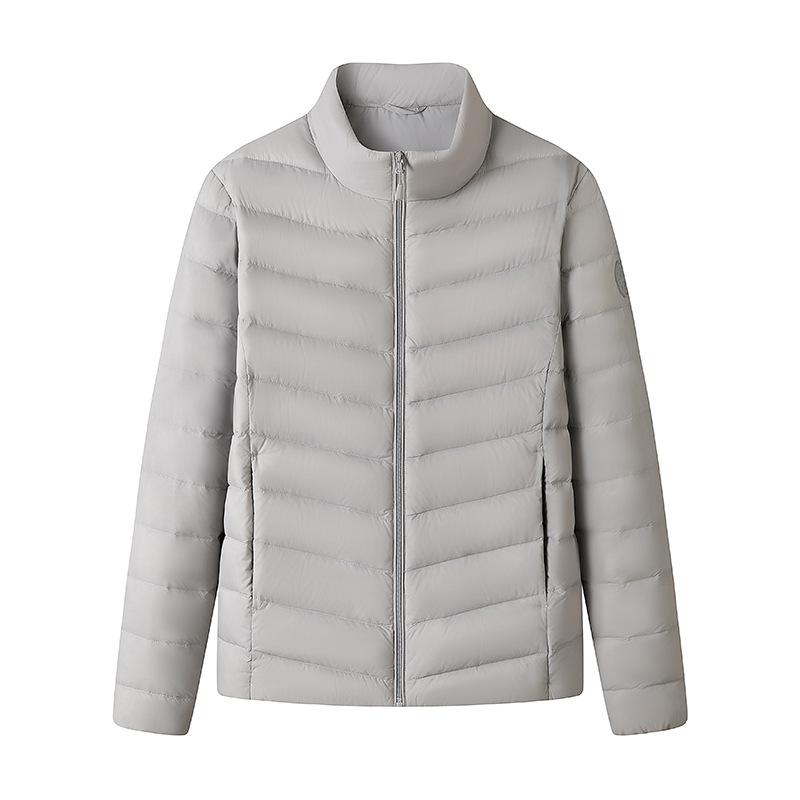 Winter new light and thin down jacket women's warm casual outdoor stand-up collar white duck down warm slim jacket