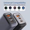 USB A+C Phone Charger Adapter Multi Ports Quick Charge Adapter for Huawei/Xiaomi/Samsung