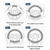 O Type Car Steering Wheel Cover Wrap For Toyota Hilux 2012 - 2026 2026 2026 2026 Auto Accesorioss Holder Protector