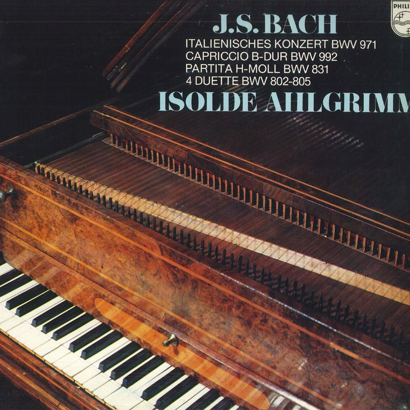 

LP Record ISOLDE AHLGRIMM J.s.bach Italienisches Konzert 13PC155 PHILIPS 1980 Japan Obi Classical Used