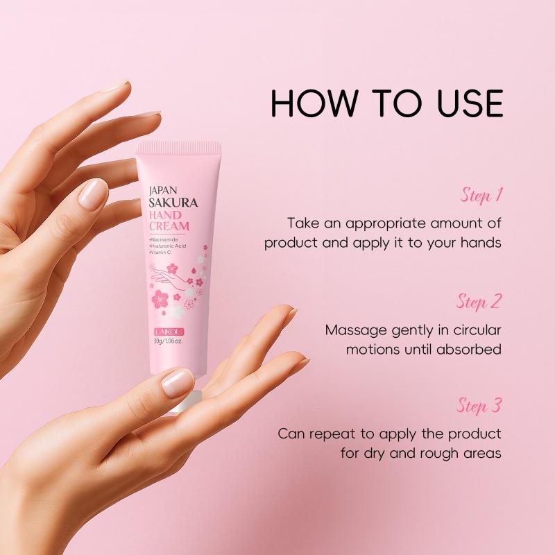 Japan Sakura Deep Moisture Hand Cream For Dry Skin 30g