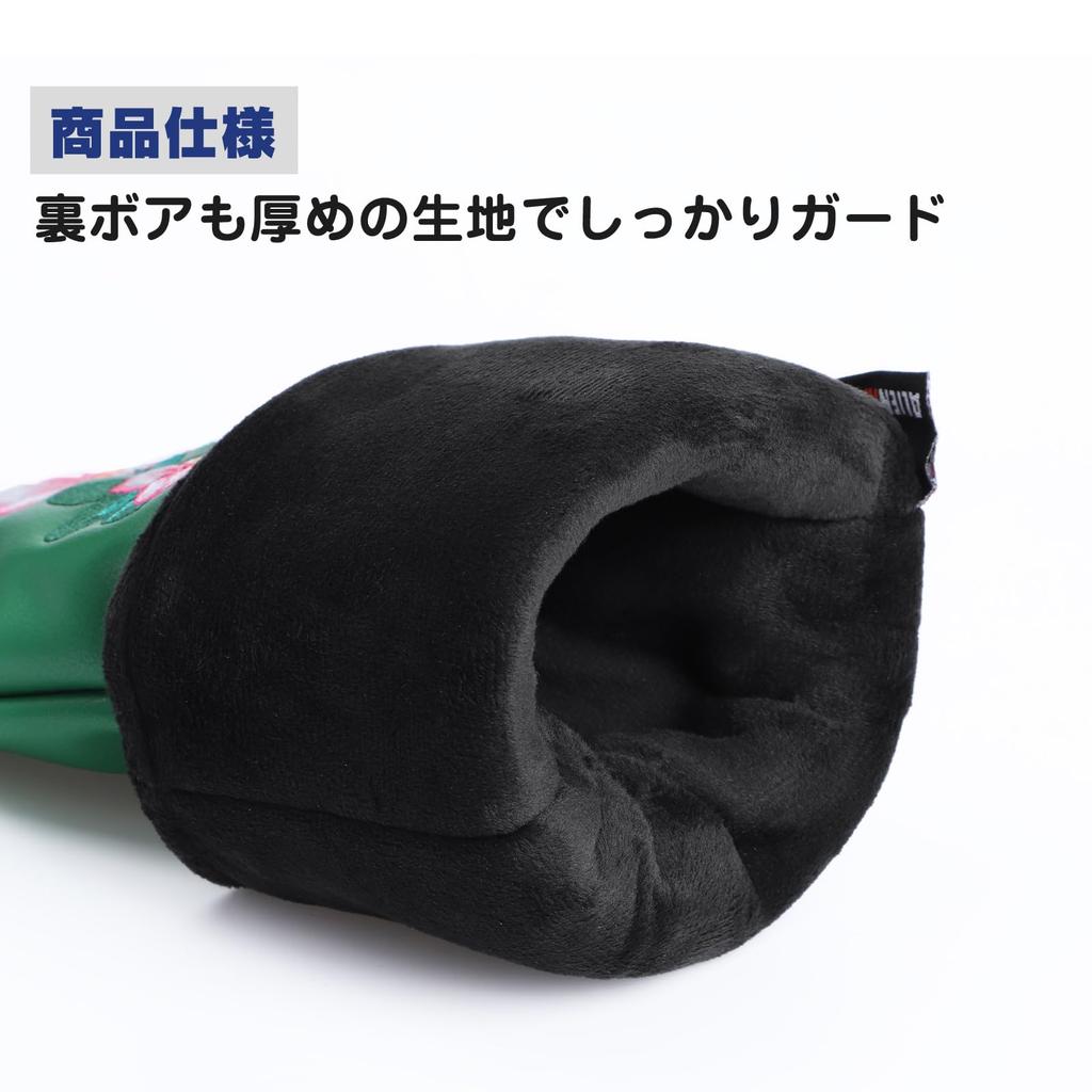 Azalea Goblet Golf Headcovers by Aliennana, for Driver (DR), Fairway Wood (FW), and Utility (UT) (1 Driver Cover) - Premium Embroidered PU Leather (3