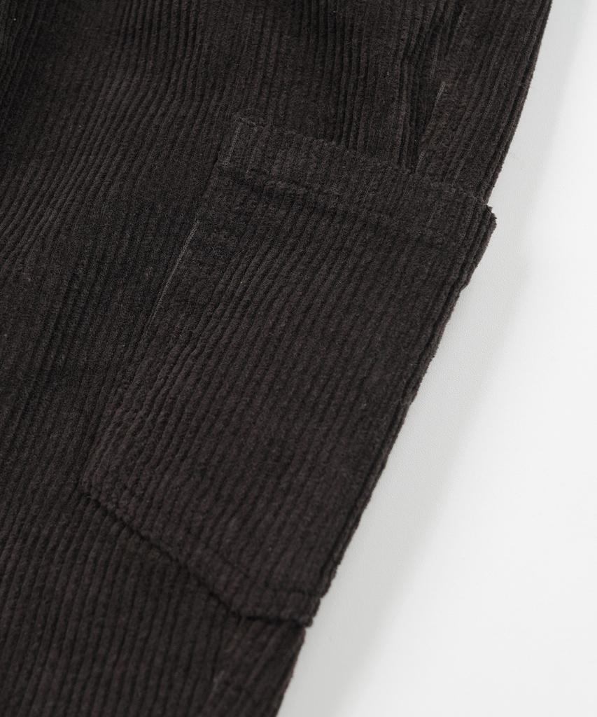 FRIZMWORKS Corduroy Wide One Tuck Pants _ Charcoal