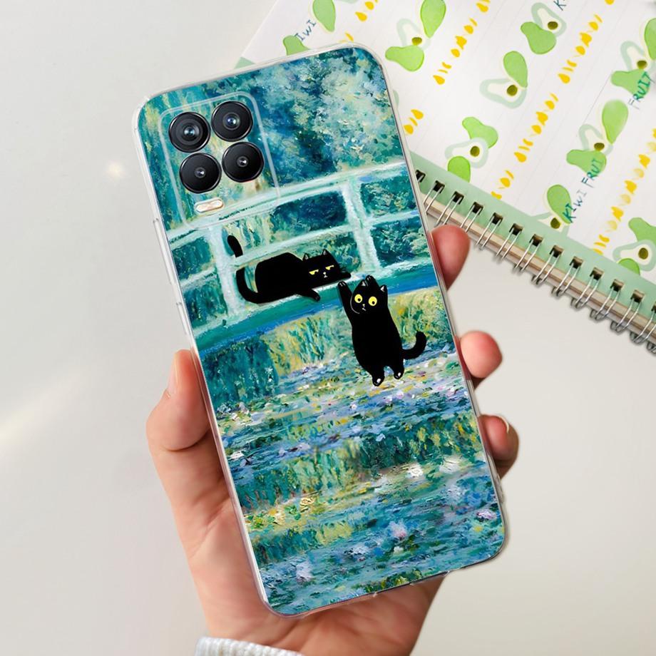 For Realme 8 8i 8Pro 4G 5G Phone Case Clear Soft TPU Silicone Back Cover Cool Cartoon Girly Bumper On Realme8 8 Pro Slim Coques