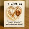 Sports-Themed Pocket Hug Football Golf Tennis Soccer Baseball Pocket Hug Heart Token Emotional Support Gift