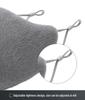 Thickened Windproof Winter Cycling Fleece Mask with Ear Loops - Warm and Stylish