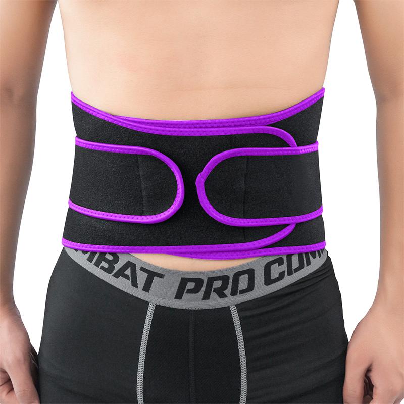 Durable And Safe Tcare Back Support Sport Adjustable Back Brace Lumbar Support Belt With Breathable Dual Straps Gym Lower Back Pain Relief Unisex