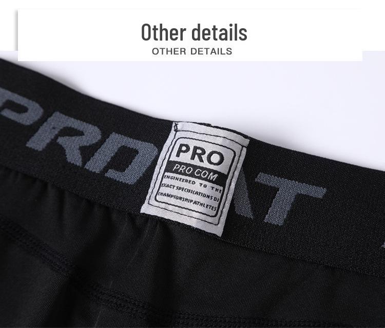 Herren Schnelltrocknende Elastische Fitness-Tights