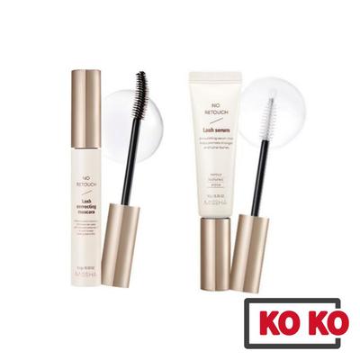 No Retouch Wimpernkorrektur-Mascara und Wimpernserum