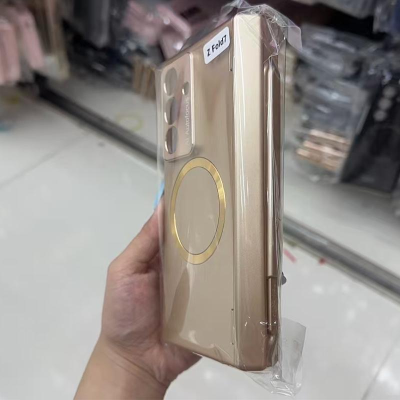Full Cover Hinge Protection for Magsafe Case for Samsung Galaxy Z Fold 8 Ultra Wide 7 6 5 Hard Phone Shell with Screen Protector