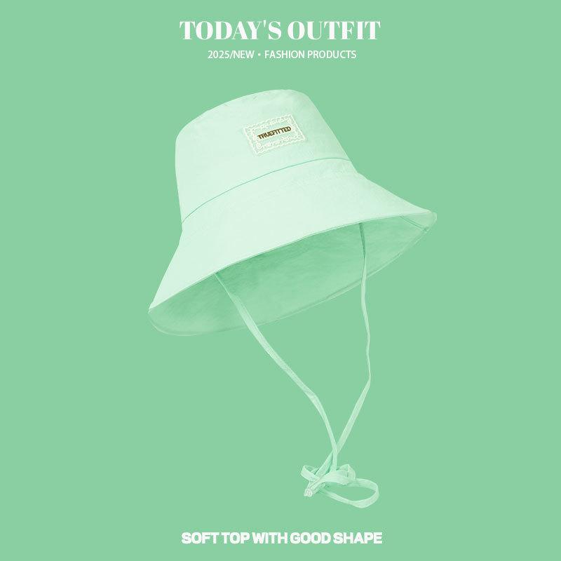 

Новая уличная повседневная универсальная шляпа-панама для женщин для защиты от солнца летом, солнцезащитная шляпа, большой обхват головы, подчеркивающая лицо, маленькая шляпа-панама, модная