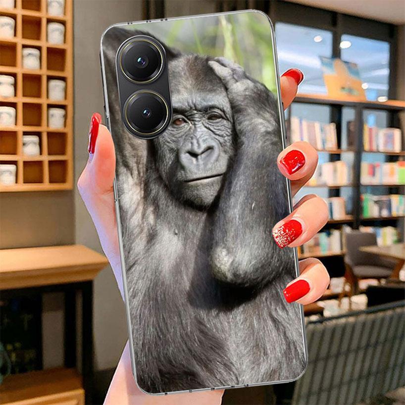 Monkey Memes Phone Case For Xiaomi Poco F7 Ultra X7 X6 X5 Pro M7 Redmi 15C 15 13C 13 12C 12 10C 10 9A 9C 9T 9 Shell Poco F7 Ultr