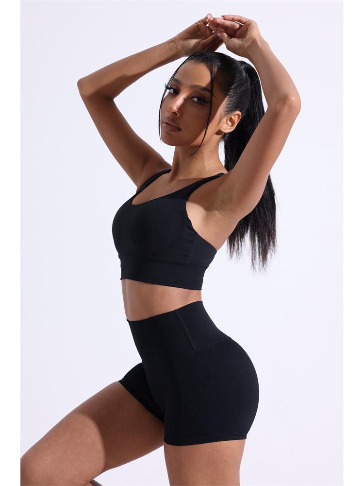 Nude Feel Women's Cross-Back Yoga Sports Bra