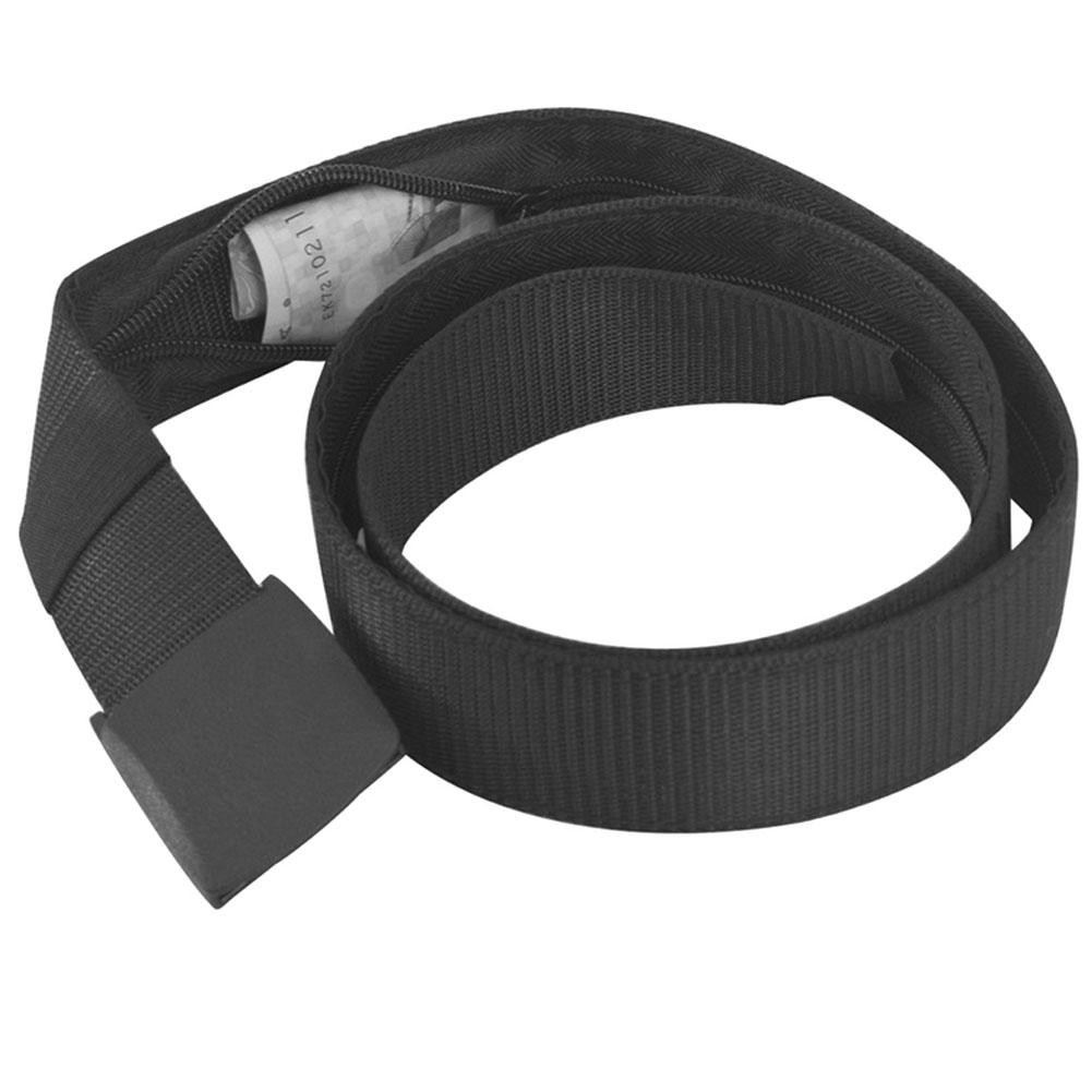 Security Money Belt, Unisex Waist Belt with Zippered Ket, for Outdoor Travel Sports Hiking Firefighters