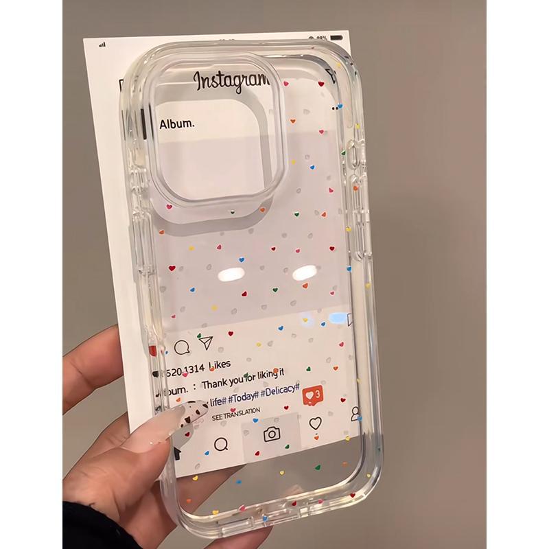 

Dopamine Love for IPhone16/15pro High Transparency 14 Mobile Phone Soft Case 12 for Apple 13 Cartoon Set For Apple 6