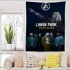 Rock Band LLinkin Cool PPark Hanging Bohemian Tapestry Hanging Tarot Hippie Wall Rugs Dorm Japanese Tapestry