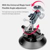 4.5 Inch Camera Suction Cup Mount with 360 degrees  Rotatable Ballhead Arm Bracket 1 4 Inch Screw 3kg Load Capacity