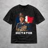 Km Mbappes Dictador Meme Gewaschenes T-Shirt Neuheit Harajuku Herren Damen HipHop T-Shirts Kurzarm
