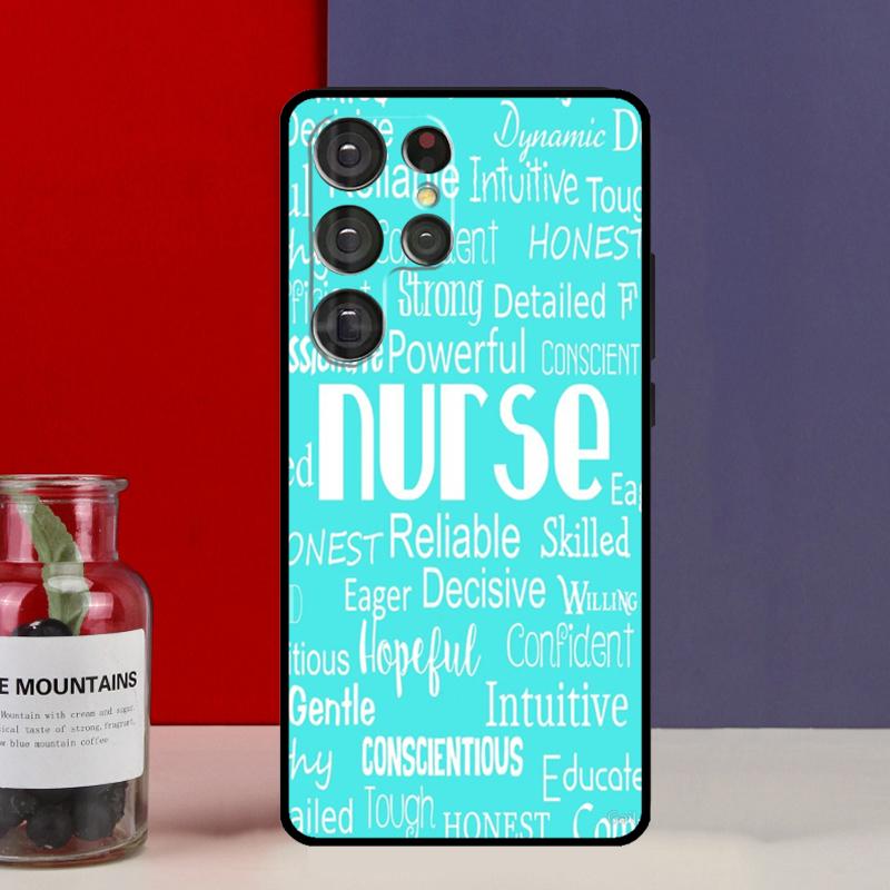 

I m A Nurse Quotes Funda Case For Samsung Galaxy S25 Ultra S9 S10 S20 FE S21 S22 S23 Plus S24 Ultra Phone Cover For Note 20 Ultra