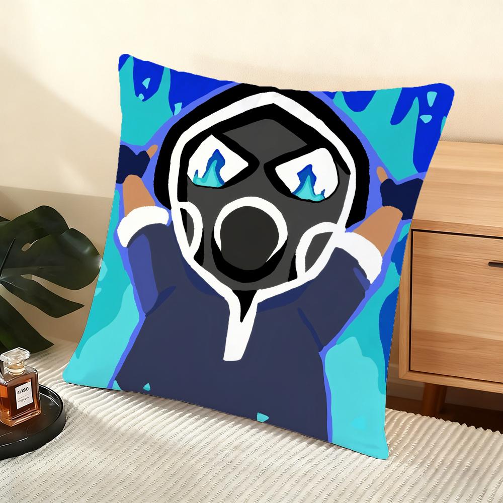 S-Standoff 2 Cushion Cover Soft Short Plush Pillow Cover Smooth Cozy Texture Aesthetic Cushion Case Home Decor